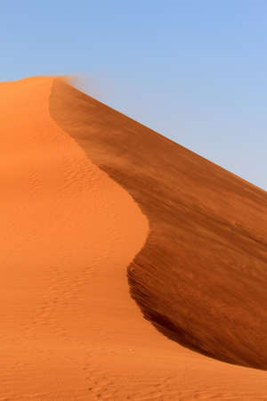 Sossusvlei sand dunes landscape in the Nanib desert near Sesriem, Namibia の写真素材