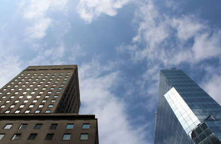 Modern office buildings and skyscraper background perspectiveの写真素材