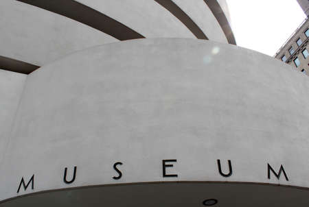 NEW YORK - SEPTEMBER 01: The Solomon R. Guggenheim Museum of modern and contemporary art, located on...