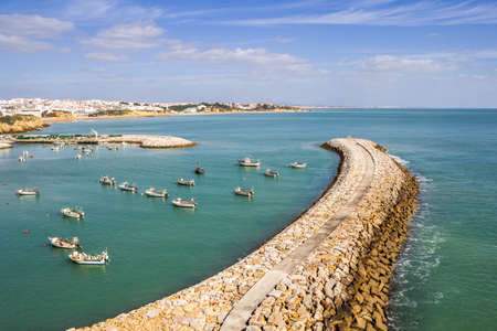 Albufeira fishermen Marina and beach, Algarve, Portugal