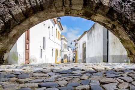 Portuguese Alentejo city of Évora old town. Due to its well-preserved centre, still partially...