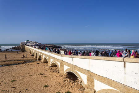 Island and MausolÃƒÂ©e of Sidi Abderrahman, a touristic atraction in Casablanca. Morocco.