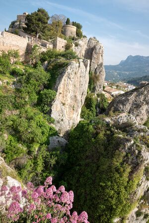 Details of Guadalest village in the province of Alicante, Spainのeditorial素材