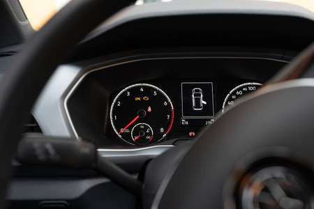 interior of a modern car