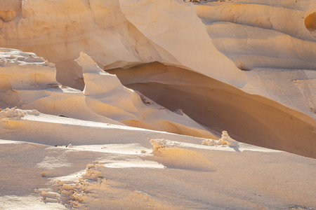 Sandstone formations in the Negev Desert, Southern Israel.