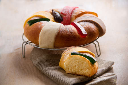 Authentic kings day breadの写真素材