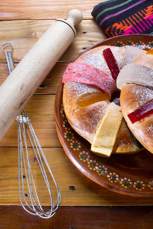 Authentic kings day breadの写真素材