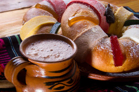 Authentic kings day bread close upの写真素材
