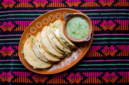 Authentic mexican tacosの写真素材