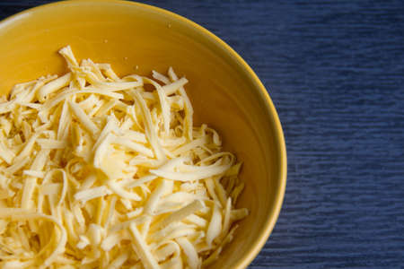 Grated manchego cheeseの写真素材