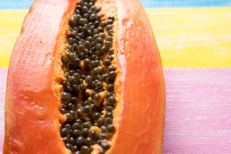 Fresh papaya fruitの写真素材
