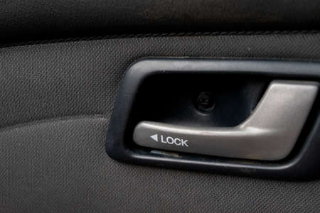 Black car handle