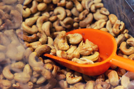 Roasted cashews nuts ready to eat