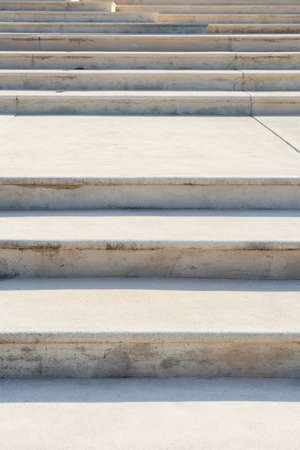 Gray concrete stairs