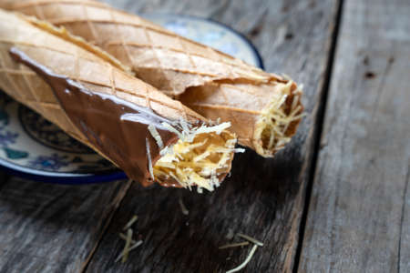 traditional Yucatan food: marquesitas dessert
