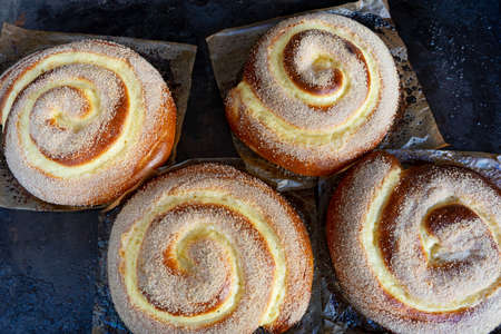 Traditional mexican party bread at street market
