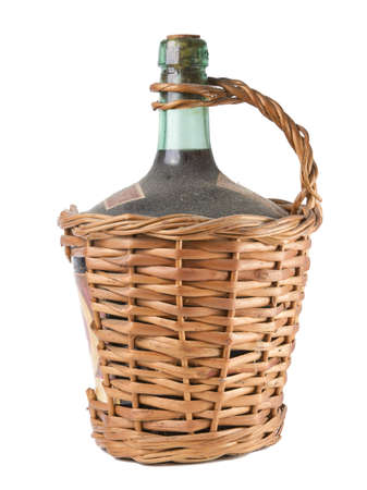 Old Decanter of Red Wineの写真素材