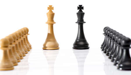 Chessmen Isolated on White