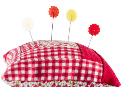 Needle Case Isolated on Whiteの写真素材