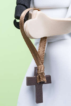 Small Figures of Children Dressed for First Communionの写真素材