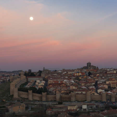 Wall of Avila Viewの写真素材