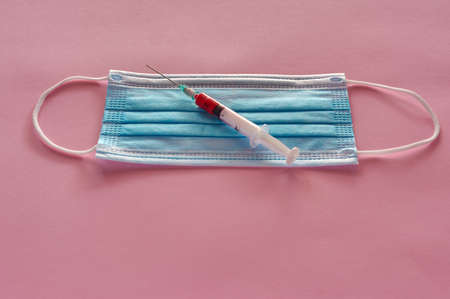 Medical face mask to avoid contagious diseases.の写真素材