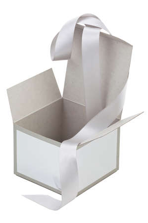 Opened empty gift box