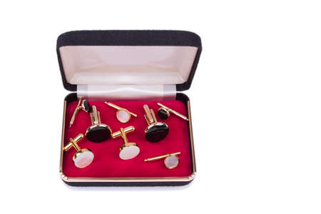 Box with assorted cuff links