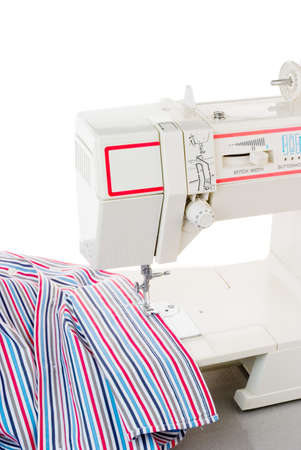 Sewing machine and fabric