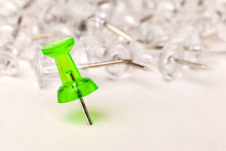 Close up of a push pinの写真素材