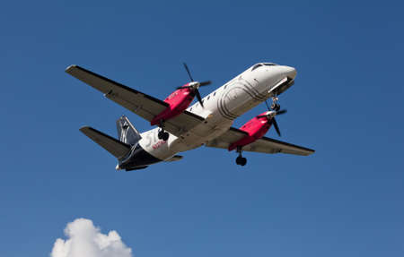 FORT LAUDERDALE, USA - May 24, 2015: A Silver Airways Saab 340B plus aircraft. Silver Airways is a...