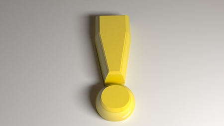 Exclamation markの写真素材