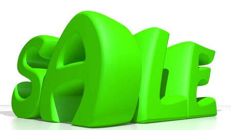 SALE greenの写真素材