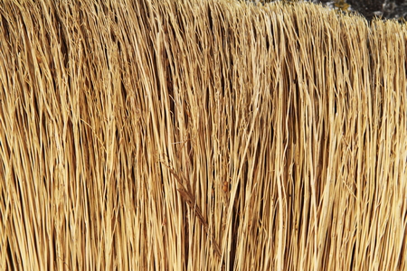 Straw sweep textureの写真素材