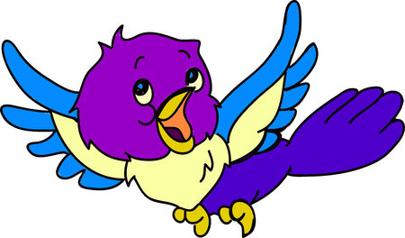Happy Birdieのイラスト素材