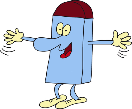 Smiling rubberの写真素材