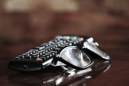 TV watchingの写真素材