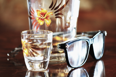 drinking aloneの写真素材