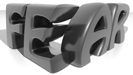 FEAR blackの写真素材