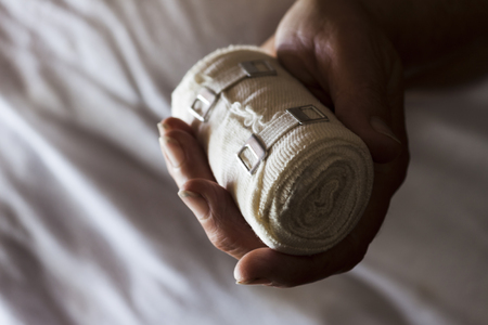 The medical bondageの写真素材