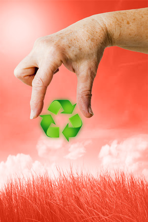 Recycling and environmentの写真素材