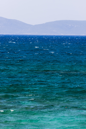 Blue sea water of Turkeyの写真素材