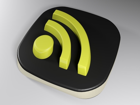 Shaded background - 3d rendered illustrationの写真素材