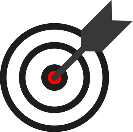 Target icon - Vectorのイラスト素材