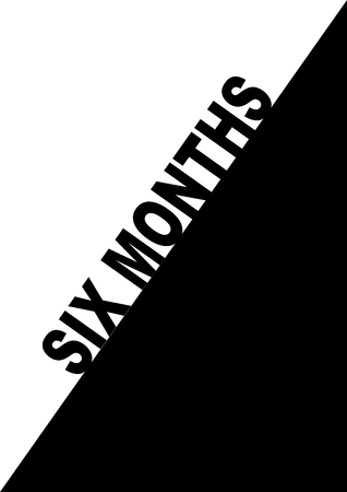 SIX MONTHS - Vectorのイラスト素材