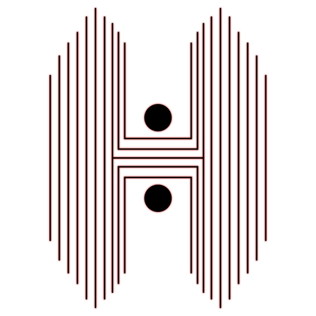 Abstrat graphic pattern icon - Vectorのイラスト素材