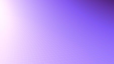 Blue abstract surface background with grid - 3D rendering illustration
