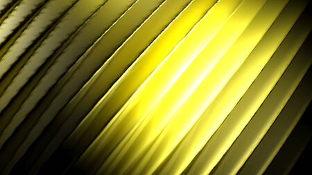 Background yellow waved surface - 3D rendering illustration