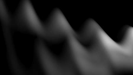 Background blue waved surface - 3D rendering illustration