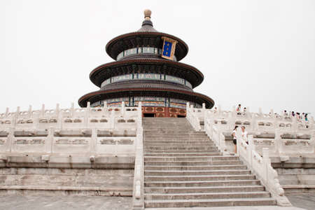 Hall of Prayer for Good Harvests, Temple of Heaven - Beijing, Chinaの写真素材